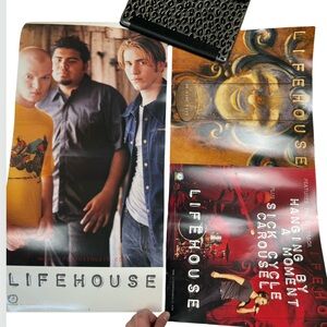 Lifehouse Rare Promo Double Side 24x12 No Name Face Album Band Poster Jason Wade